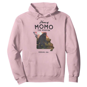 Momo The Monster Folklore Hoodie Louisiana Missouri Cryptid Lover Gift TS12 Light Pink Print Your Wear