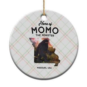 Momo The Monster Folklore Ceramic Ornament Louisiana Missouri Cryptid Lover Gift TS12 1pc Christmas Plaid Print Your Wear