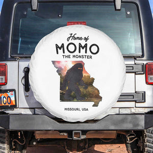 Momo The Monster Folklore Spare Tire Cover Louisiana Missouri Cryptid Lover Gift TS12 No hole White Print Your Wear