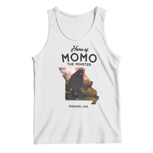Momo The Monster Folklore Tank Top Louisiana Missouri Cryptid Lover Gift TS12 White Print Your Wear