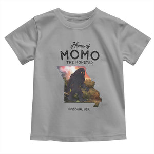 Momo The Monster Folklore Toddler T Shirt Louisiana Missouri Cryptid Lover Gift TS12 Sport Gray Print Your Wear
