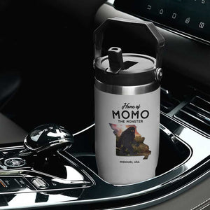 Momo The Monster Folklore Flip Straw Tumbler Louisiana Missouri Cryptid Lover Gift TS12 Print Your Wear