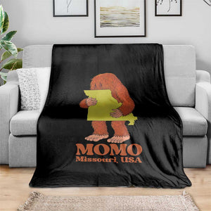 Missouri Cryptid Local Legend Throw Blanket Momo The Monster Lover Graphic TS12 Print Your Wear