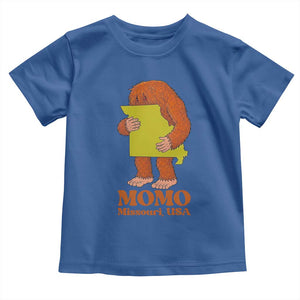 Missouri Cryptid Local Legend Toddler T Shirt Momo The Monster Lover Graphic TS12 Royal Blue Print Your Wear