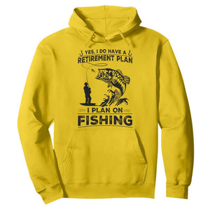 I Do Have Retirement Plan I Plan On Fishing Hoodie Retired Men TS12 Daisy Print Your Wear
