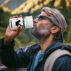 My Retirement Plan Golf 4 in 1 Can Cooler Tumbler Retired Men And Golf Lovers TS12 Print Your Wear