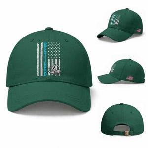 Funny Retired Police Officer Baseball Cap Patriotic Flag With Handcuffs TS12 Baseball Cap Universal Fit Irish Green Print Your Wear