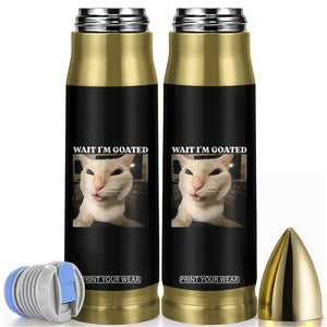 Funny Cat Meme Lover Bullet Tumbler TS12 Black Print Your Wear