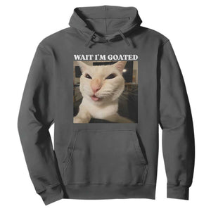 Funny Cat Meme Lover Hoodie TS12 Dark Heather Print Your Wear