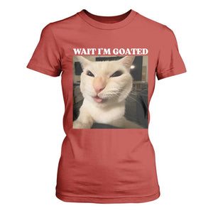 Funny Cat Meme Lover T Shirt For Women TS12 Red Print Your Wear