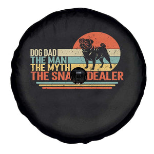 Vintage Dog Dad Spare Tire Cover The Man The Myth The Snack Dealer TS12 Print Your Wear