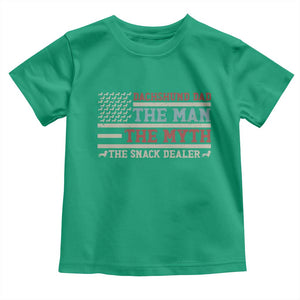 American Flag Dachshund Dad Toddler T Shirt The Man The Myth The Snack Dealer TS12 Irish Green Print Your Wear