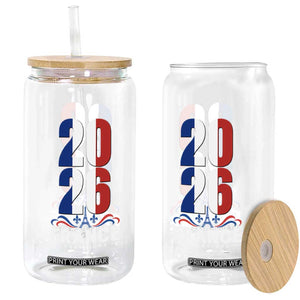 Vintage France Soccer Fan Glass Can French Football Pride 2026 TS12 Print Your Wear
