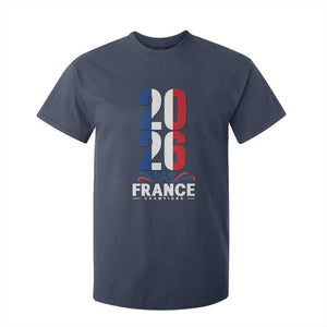Vintage France Soccer Fan T Shirt For Kid French Football Pride 2026 TS12 Navy Print Your Wear