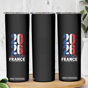 Vintage France Soccer Fan Skinny Tumbler French Football Pride 2026 TS12 Print Your Wear
