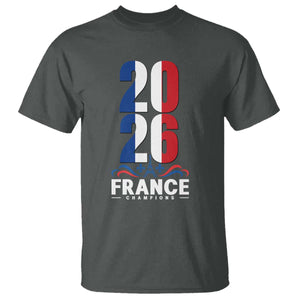 Vintage France Soccer Fan T Shirt French Football Pride 2026 TS12 Dark Heather Print Your Wear