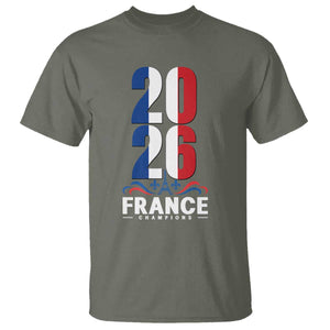 Vintage France Soccer Fan T Shirt French Football Pride 2026 TS12 Military Green Print Your Wear