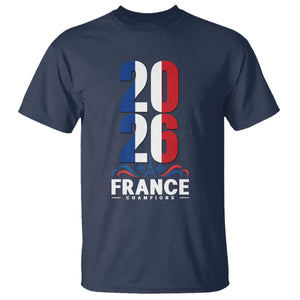 Vintage France Soccer Fan T Shirt French Football Pride 2026 TS12 Navy Print Your Wear