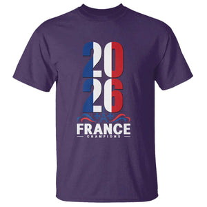 Vintage France Soccer Fan T Shirt French Football Pride 2026 TS12 Purple Print Your Wear