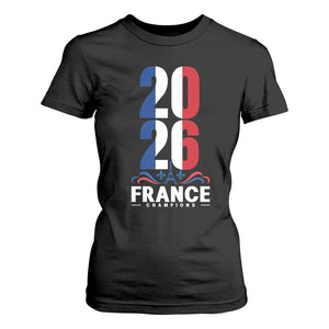 Vintage France Soccer Fan T Shirt For Women French Football Pride 2026 TS12 Black Print Your Wear