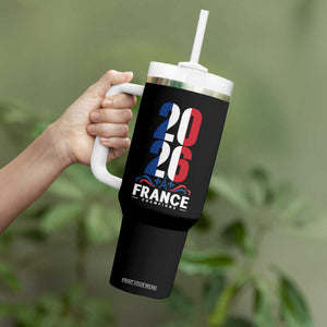 Vintage France Soccer Fan Tumbler With Handle French Football Pride 2026 TS12 Print Your Wear