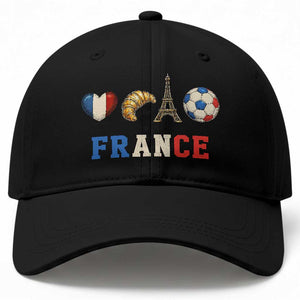 French Football Fan Baseball Cap France Soccer Game Day Gift TS12 Print Your Wear