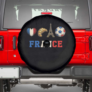 French Football Fan Spare Tire Cover France Soccer Game Day Gift TS12 Black Print Your Wear