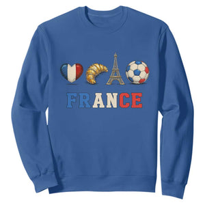 French Football Fan Sweatshirt France Soccer Game Day Gift TS12 Royal Blue Print Your Wear