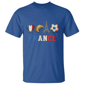 French Football Fan T Shirt France Soccer Game Day Gift TS12 Royal Blue Print Your Wear