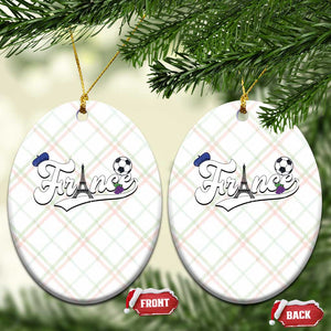 France Soccer Supporter Ceramic Ornament Game Day French Football Gift TS12 Print Your Wear