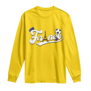 France Soccer Supporter Long Sleeve Shirt Game Day French Football Gift TS12 Daisy Print Your Wear