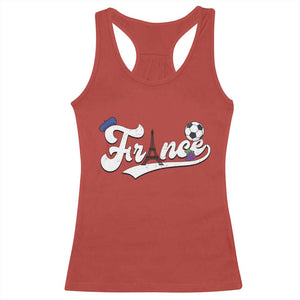 France Soccer Supporter Racerback Tank Top Game Day French Football Gift TS12 Red Print Your Wear