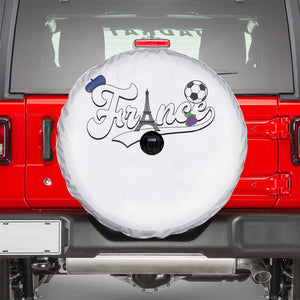 France Soccer Supporter Spare Tire Cover Game Day French Football Gift TS12 White Print Your Wear
