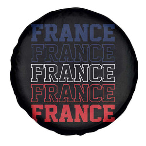 France Pride French Flag Patriotic Supporter Spare Tire Cover TS12 Print Your Wear