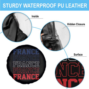 France Pride French Flag Patriotic Supporter Spare Tire Cover TS12 Print Your Wear