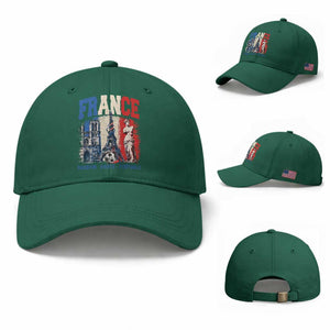 France Soccer Fan Passion Baseball Cap Fierté Football French Supporter Gift TS12 Baseball Cap Universal Fit Irish Green Print Your Wear