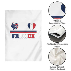Patriotic France Soccer Fan Garden Flag Fierté Football Française TS12 Print Your Wear