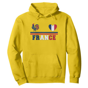 Patriotic France Soccer Fan Hoodie Fierté Football Française TS12 Daisy Print Your Wear