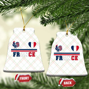 Patriotic France Soccer Fan Ceramic Ornament Fierté Football Française TS12 Print Your Wear