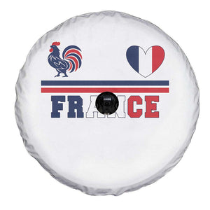 Patriotic France Soccer Fan Spare Tire Cover Fierté Football Française TS12 Print Your Wear