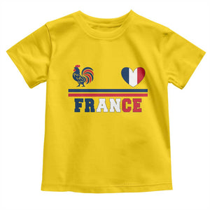Patriotic France Soccer Fan Toddler T Shirt Fierté Football Française TS12 Daisy Print Your Wear