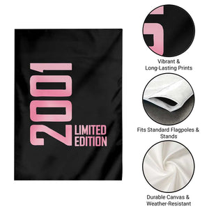 Vintage 25th Birthday Limited Edition 2001 Gift Garden Flag TS12 Print Your Wear