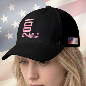 Vintage 25th Birthday Limited Edition 2001 Gift Baseball Cap TS12 Print Your Wear