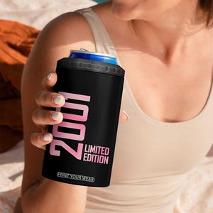 Vintage 25th Birthday Limited Edition 2001 Gift 4 in 1 Can Cooler Tumbler TS12 Print Your Wear