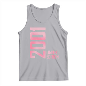 Vintage 25th Birthday Limited Edition 2001 Gift Tank Top TS12 Athletic Heather Print Your Wear
