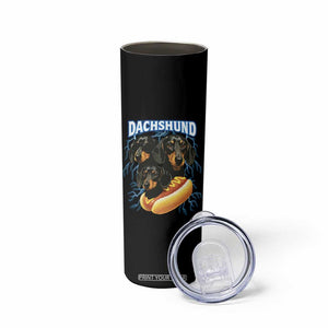 Dog Meme Skinny Tumbler Funny Dachshund Dog In A Hot Dog Costume TS12 Print Your Wear