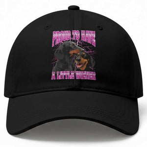 Funny Dachshund Dog Meme Baseball Cap Proud To Have A Little Wiener TS12 Print Your Wear