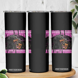 Funny Dachshund Dog Meme Skinny Tumbler Proud To Have A Little Wiener TS12 Print Your Wear