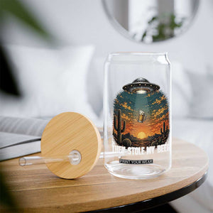 They Stole My Beer Glass Can Funny UFO Abducting Beer Mug Vintage Western Gift TS12 Print Your Wear