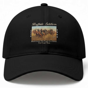 Buffalo Soldiers Black Cavalry 1866 Baseball Cap African American Military History Black History Gift